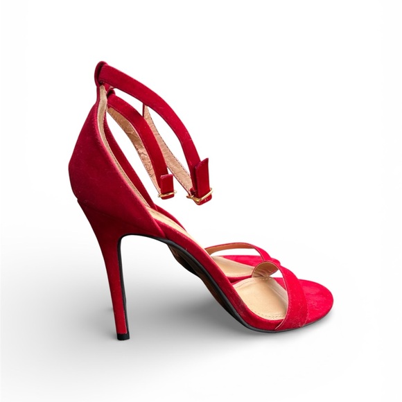 Lulus Red Stiletto Heels - Picture 5 of 6